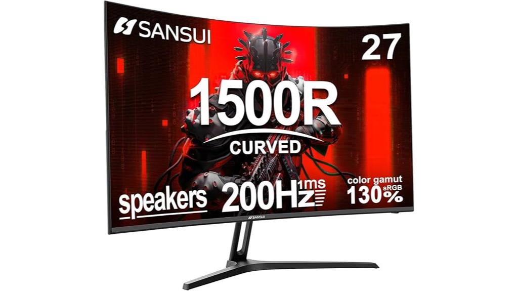 curved 27 inch gaming monitor