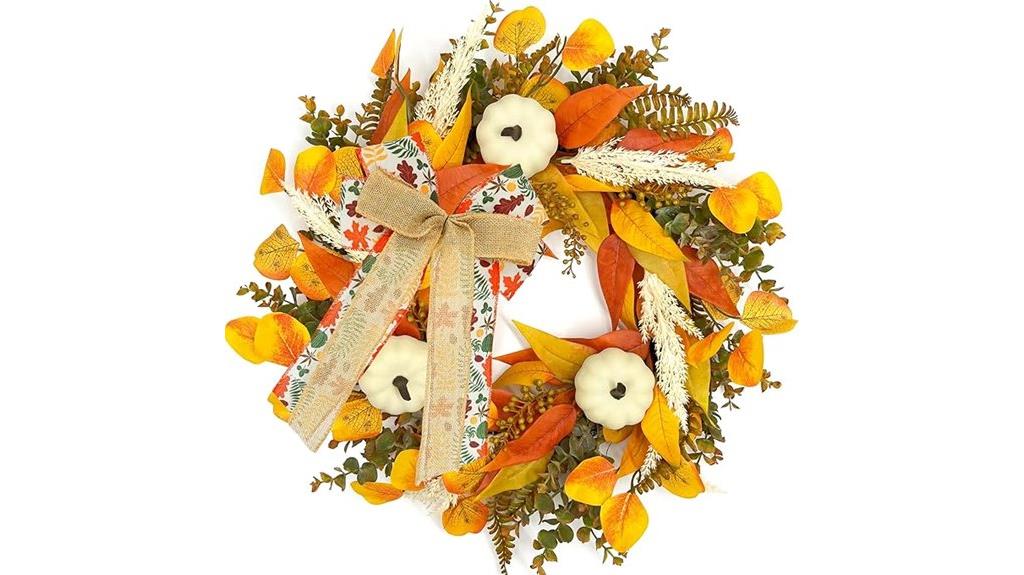 cyanbloom fall wreath decor
