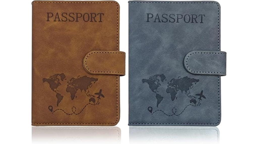 dual rfid passport wallets