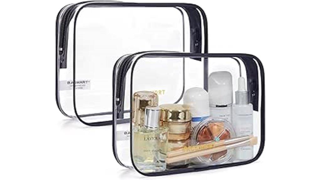 dual tsa approved toiletry bags
