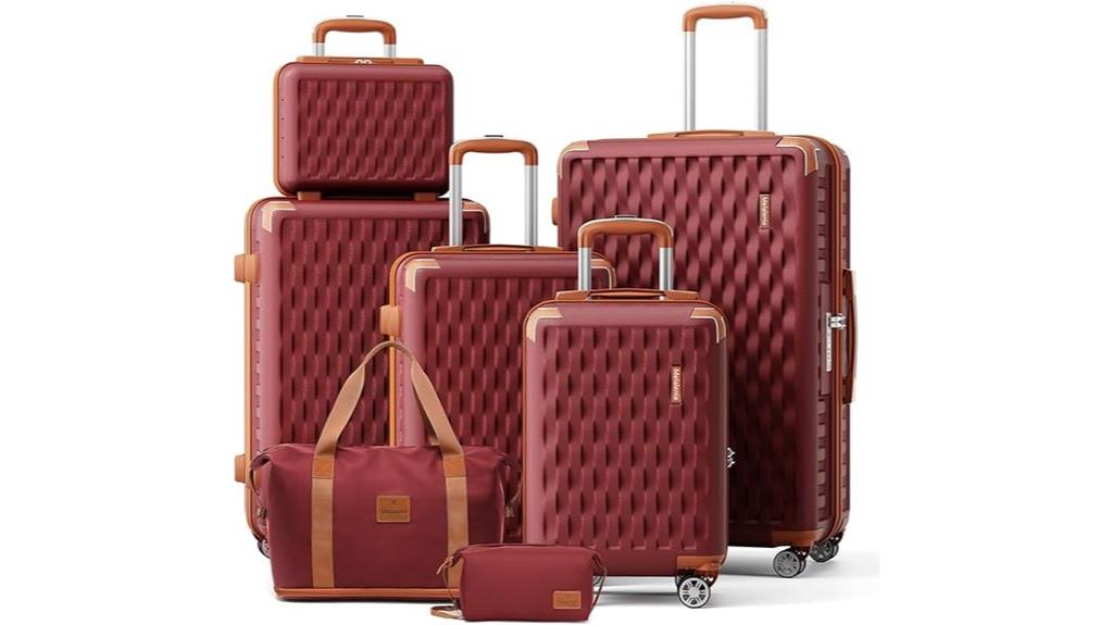 durable spinner luggage set