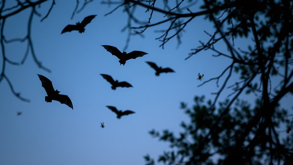 echolocation enables nighttime hunting