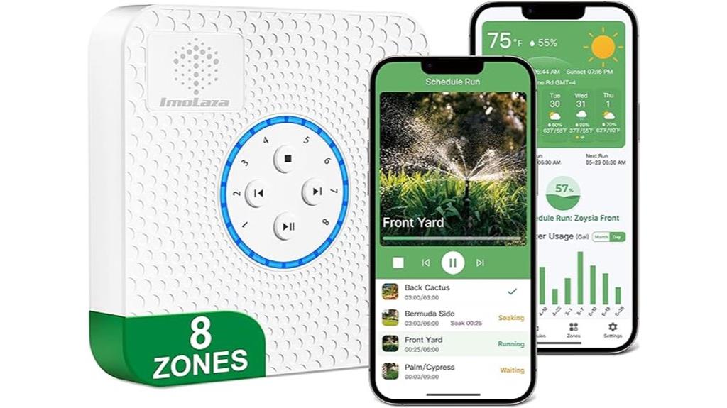 eight zone wifi sprinkler