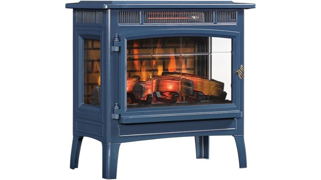 electric fireplace with 3d flames