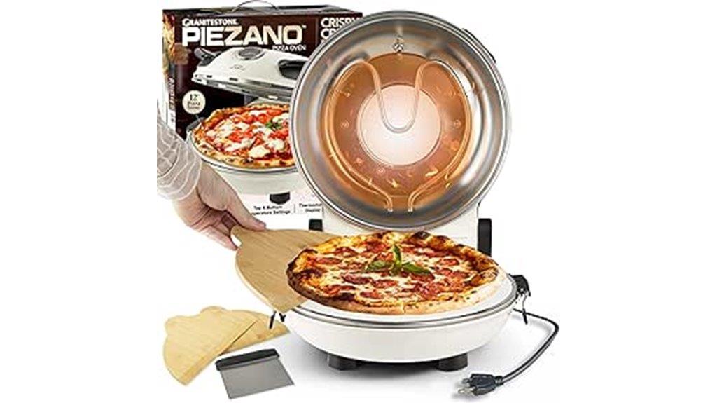 electric pizza oven with ceramic stone