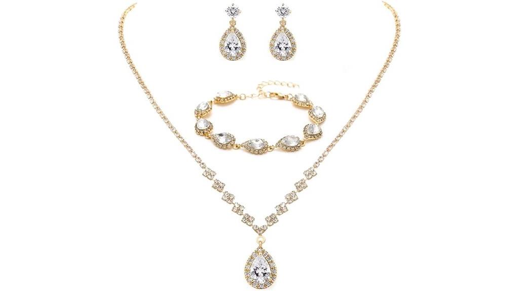 elegant bridal jewelry set