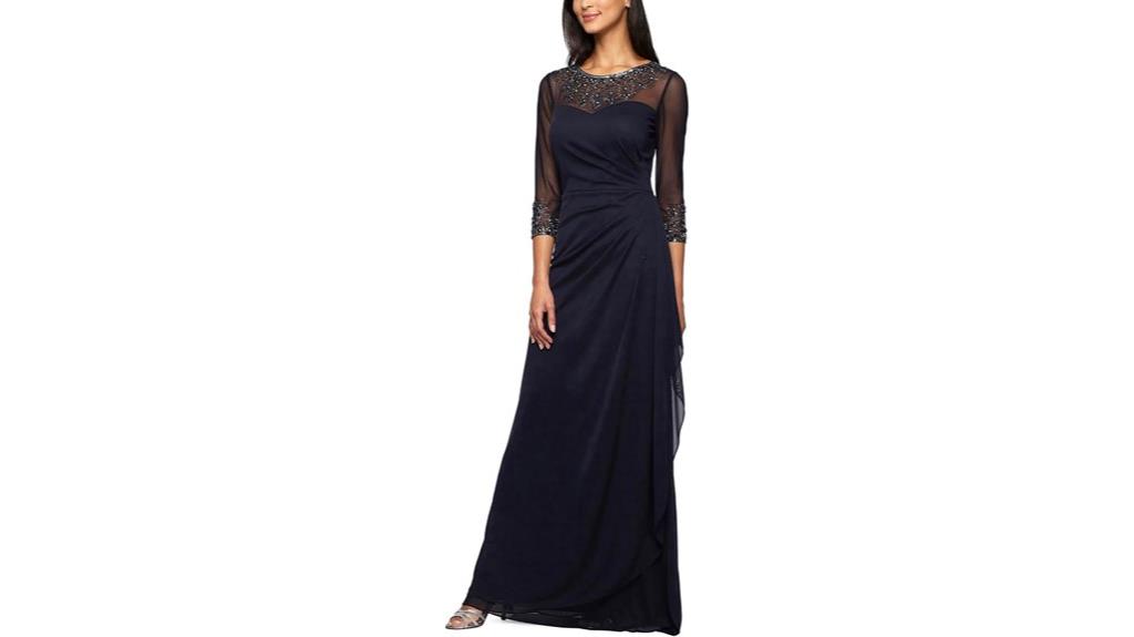 elegant long mother s dress
