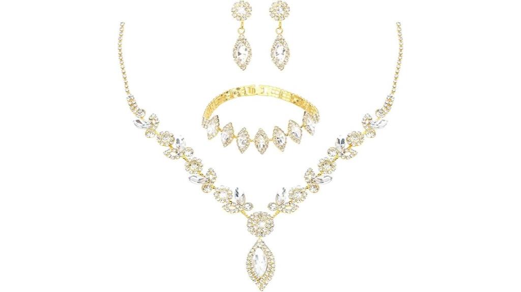 elegant wedding jewelry set