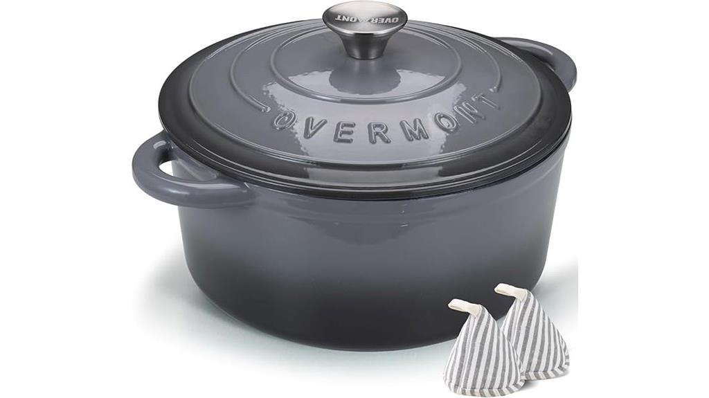 enameled cast iron dutch oven