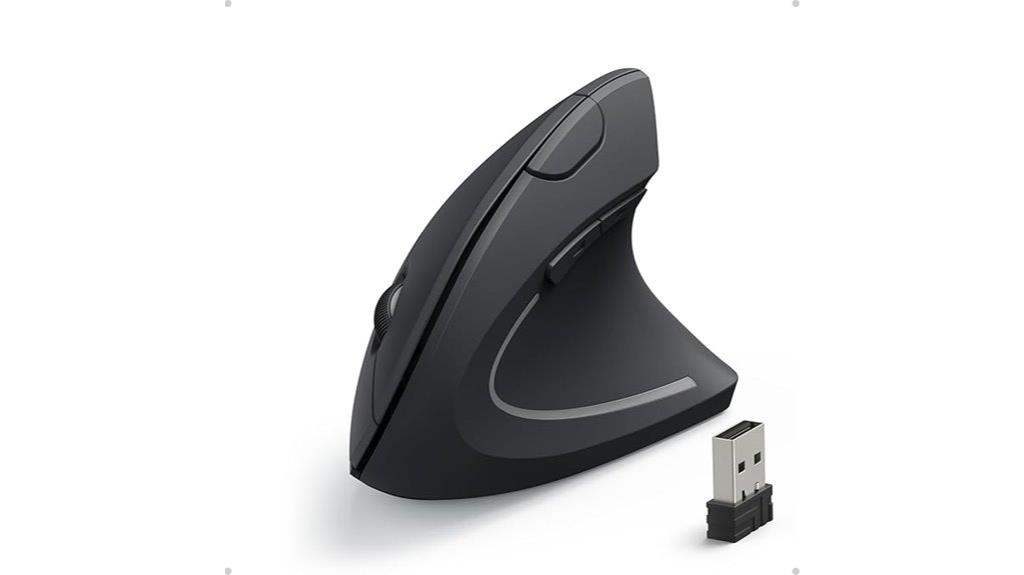ergonomic wireless optical mouse