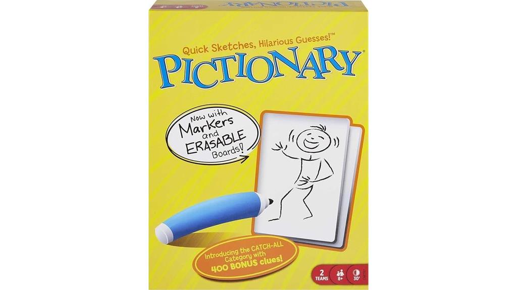 family pictionary board game