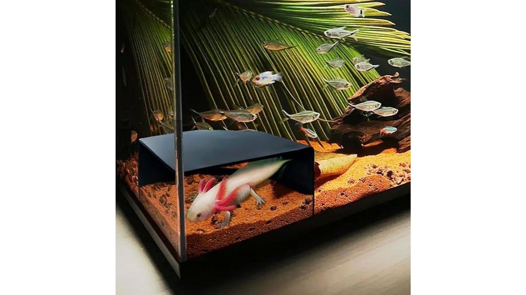 fish and axolotl cave