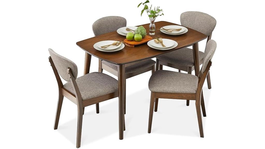 five piece dining ensemble