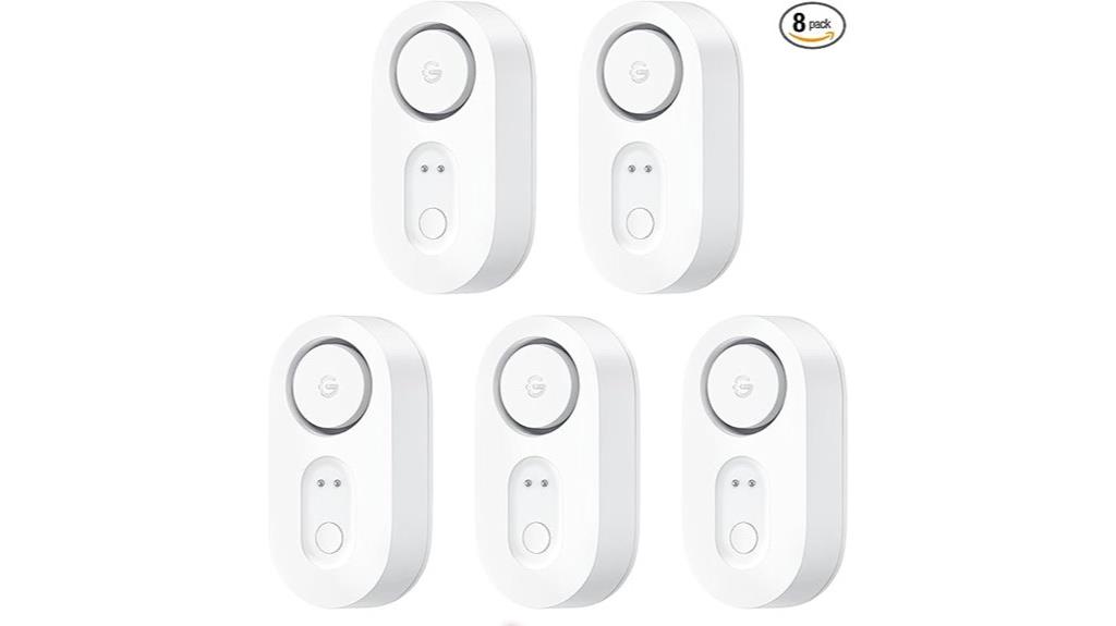 five water leak detectors