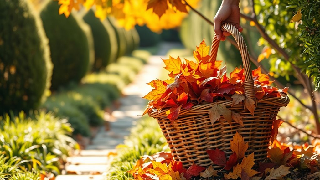gentle autumn yard maintenance