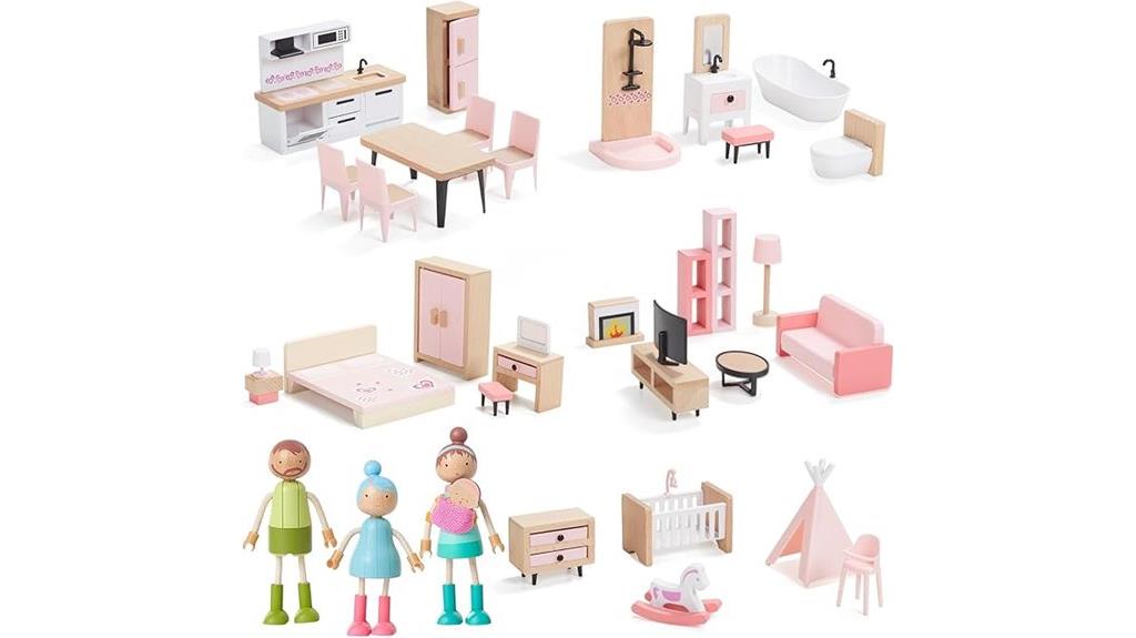 giant wooden dollhouse furniture