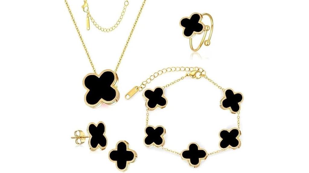 gold plated jewelry set