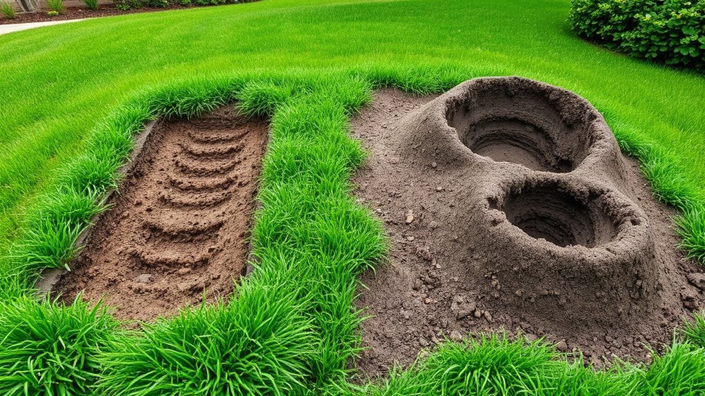 gophers versus moles damage
