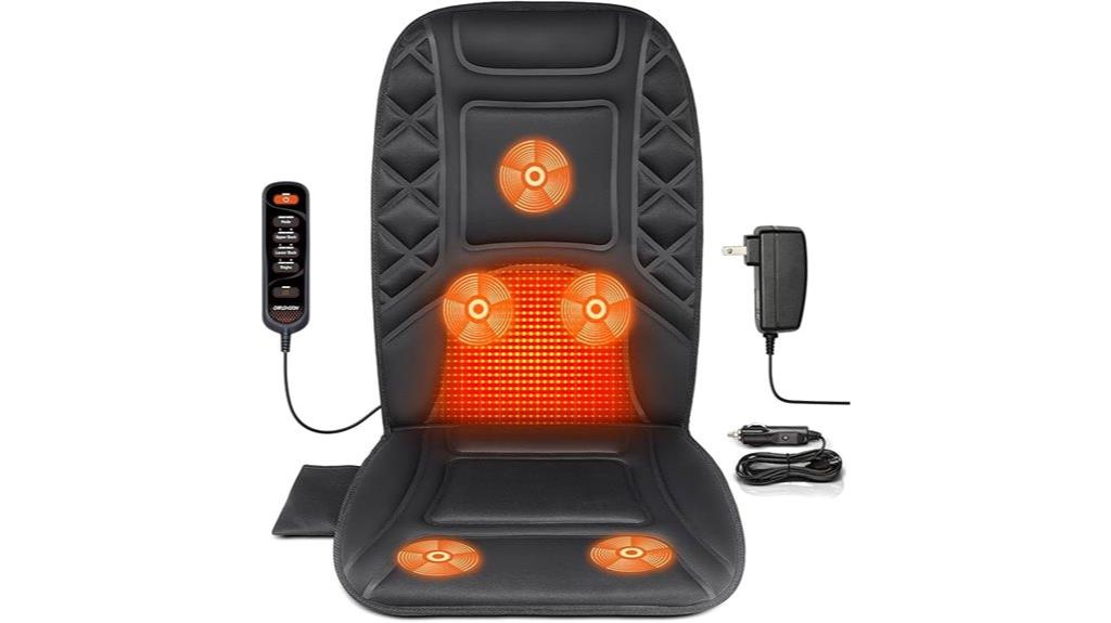 heat vibrating massage nodes