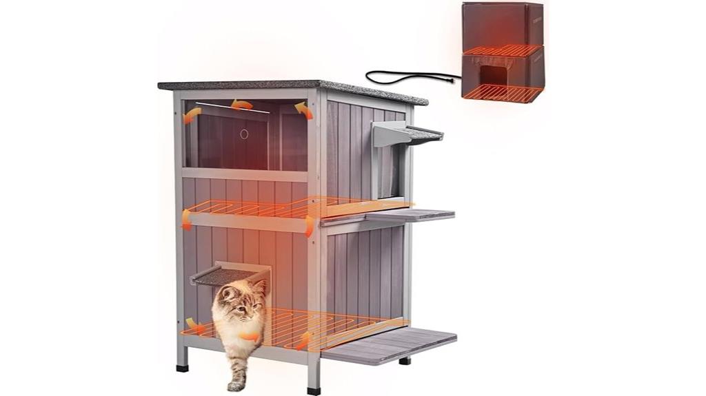 heated outdoor cat shelter