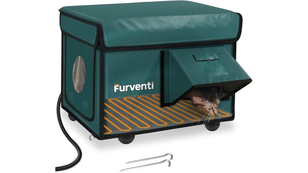 heated waterproof feral shelter