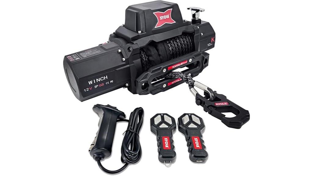heavy duty waterproof electric winch