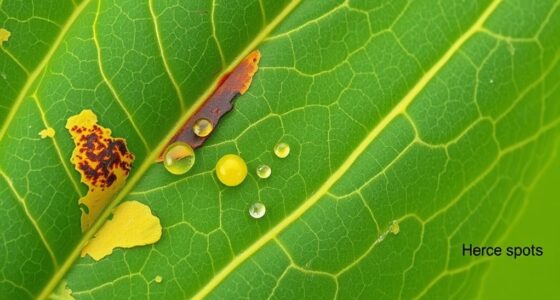 herbicide damage versus disease