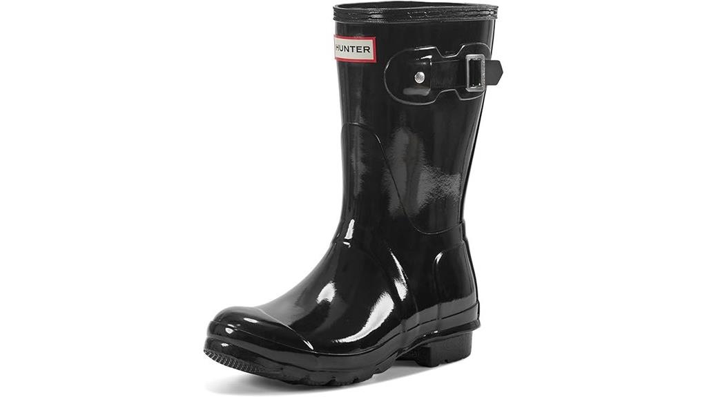 hunter women s short gloss boots