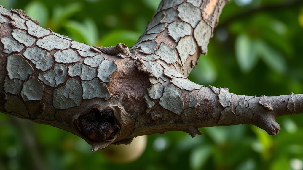 identifying branch canker diseases
