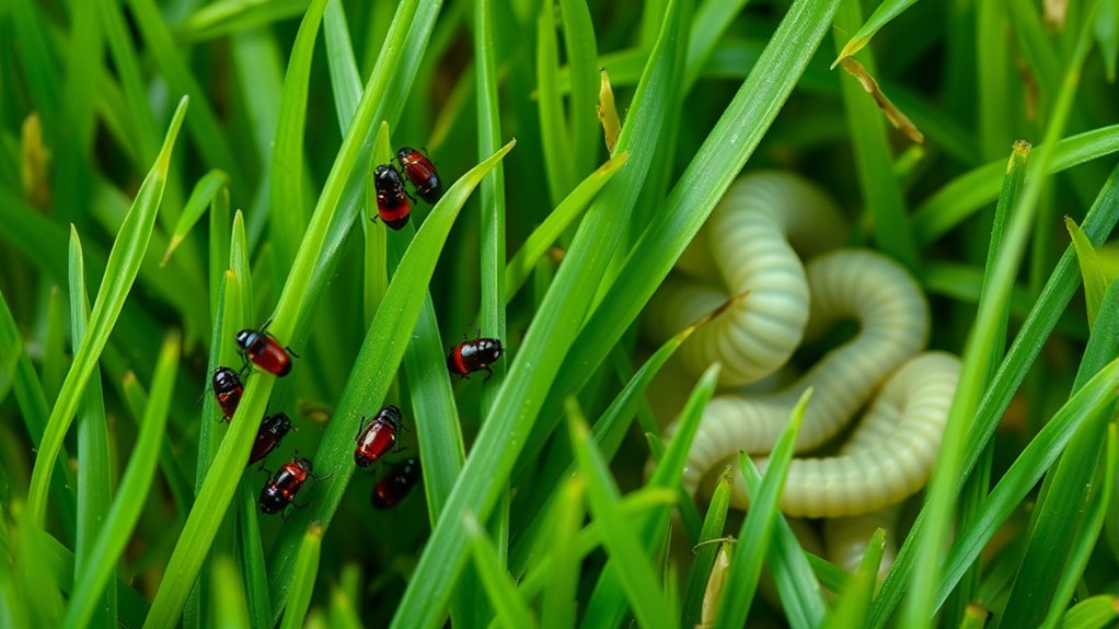 identifying lawn pest differences