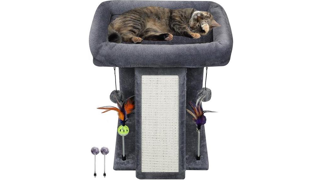 indoor cat tower scratcher