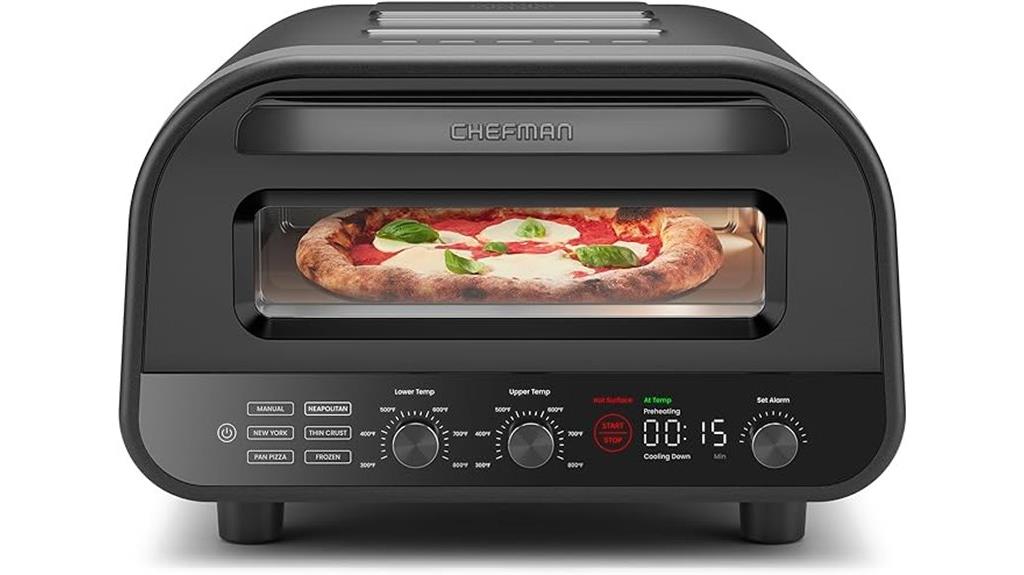 indoor pizza oven touchscreen