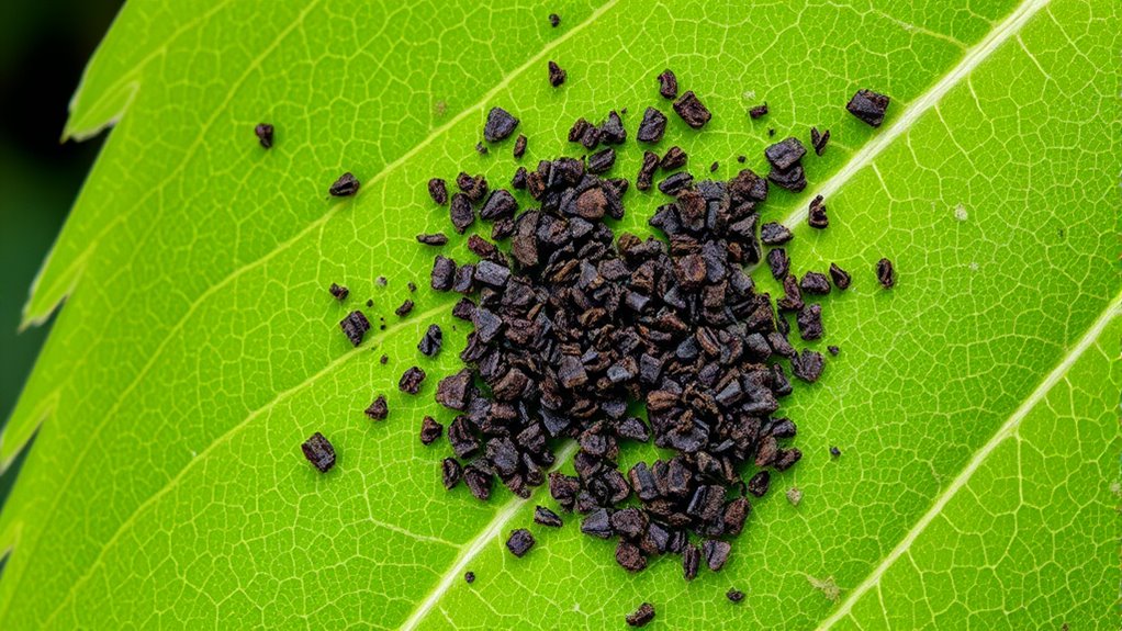 insect droppings reveal information
