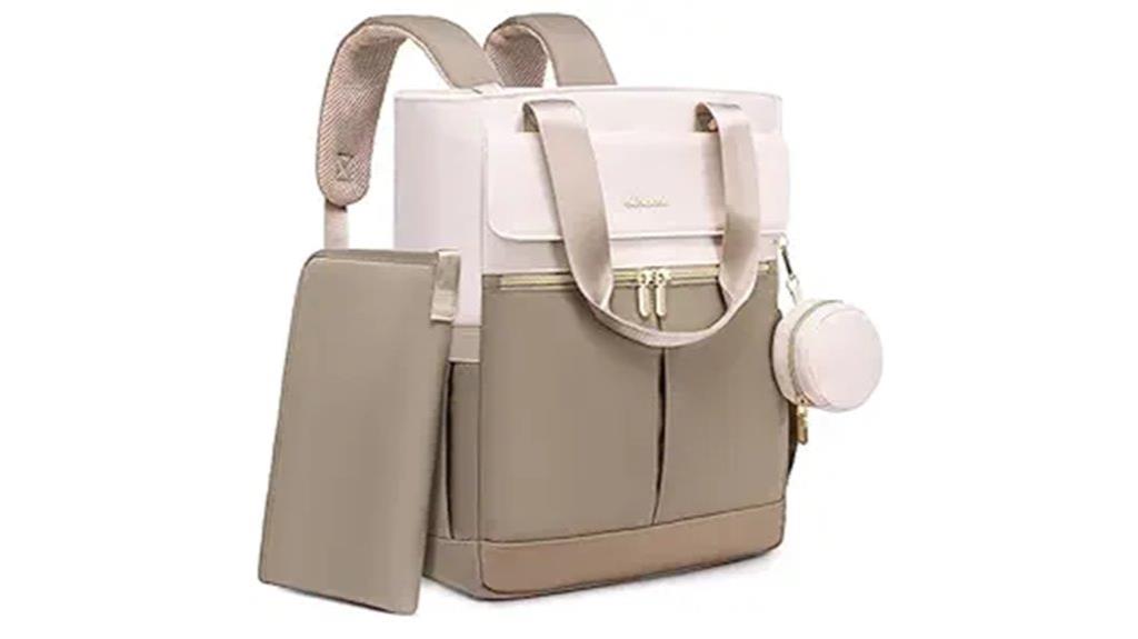 insulated pockets laptop compartment