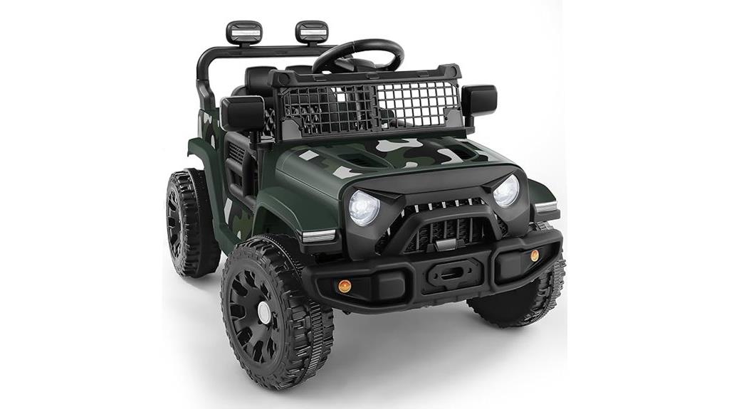 kids ride on car features