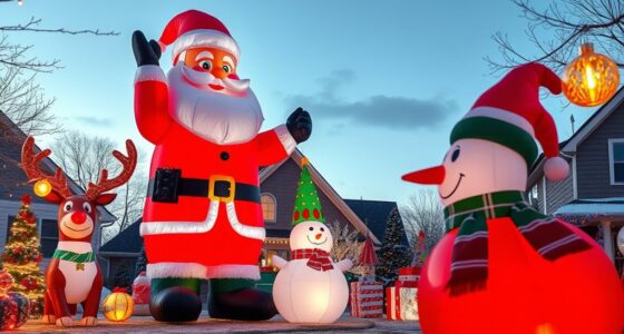 large holiday inflatable displays