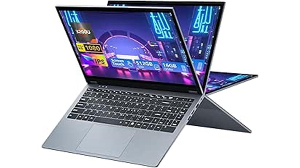 large touchscreen ryzen laptop