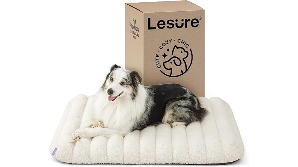 large waterproof fuzzy orthopedic bed