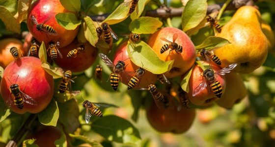 late season orchard wasps