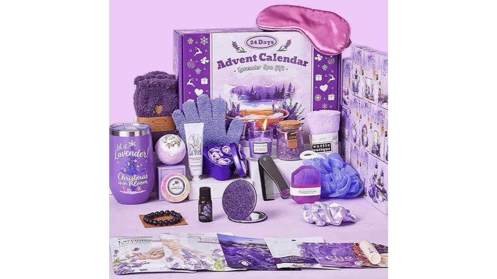 lavender spa gift set