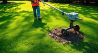 lawn care thatch removal aeration