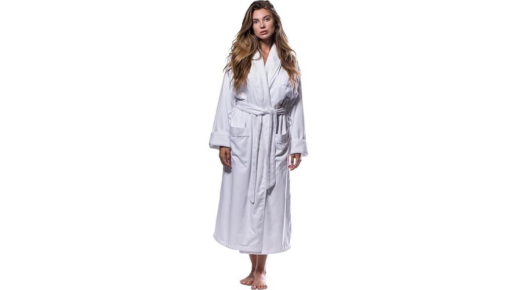 luxurious plush bathrobe