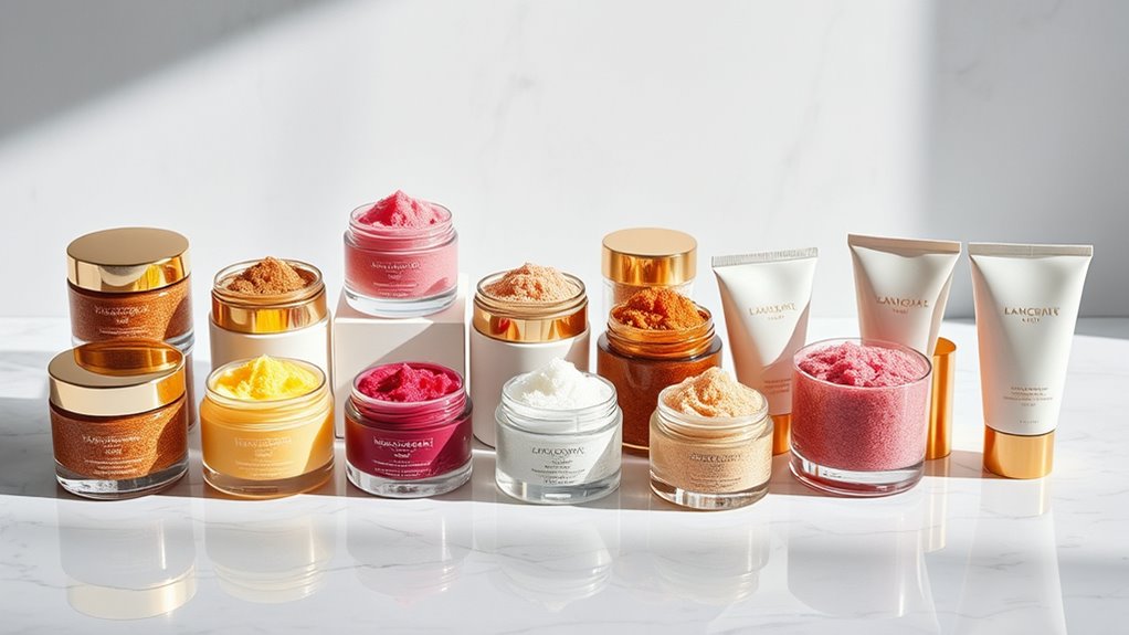 luxury body scrub sets