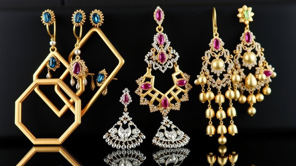 luxury bold earring collections