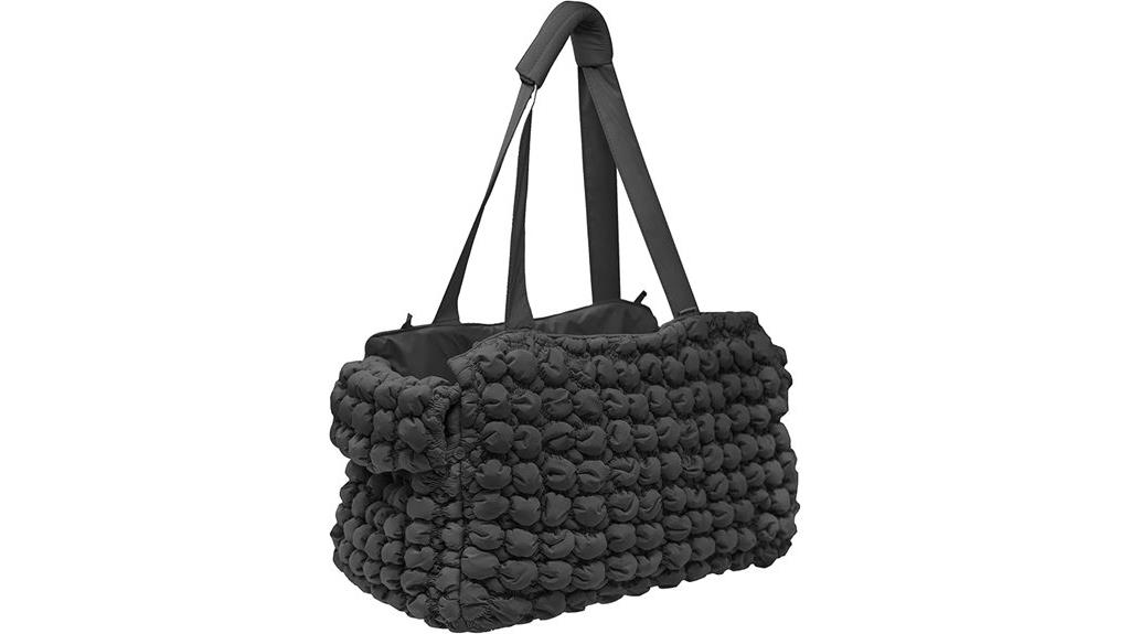 luxury bubble plush carrier