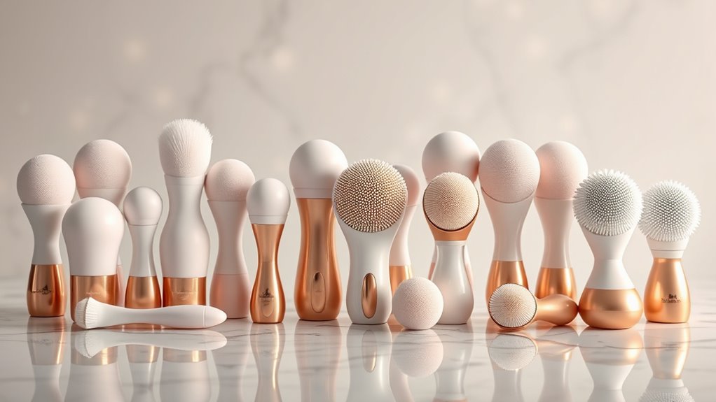 luxury facial cleansing brushes
