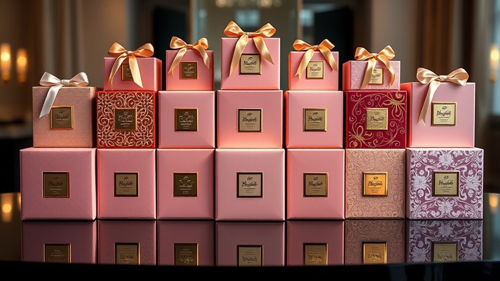 luxury fragrance gift box selection