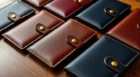luxury leather passport sets