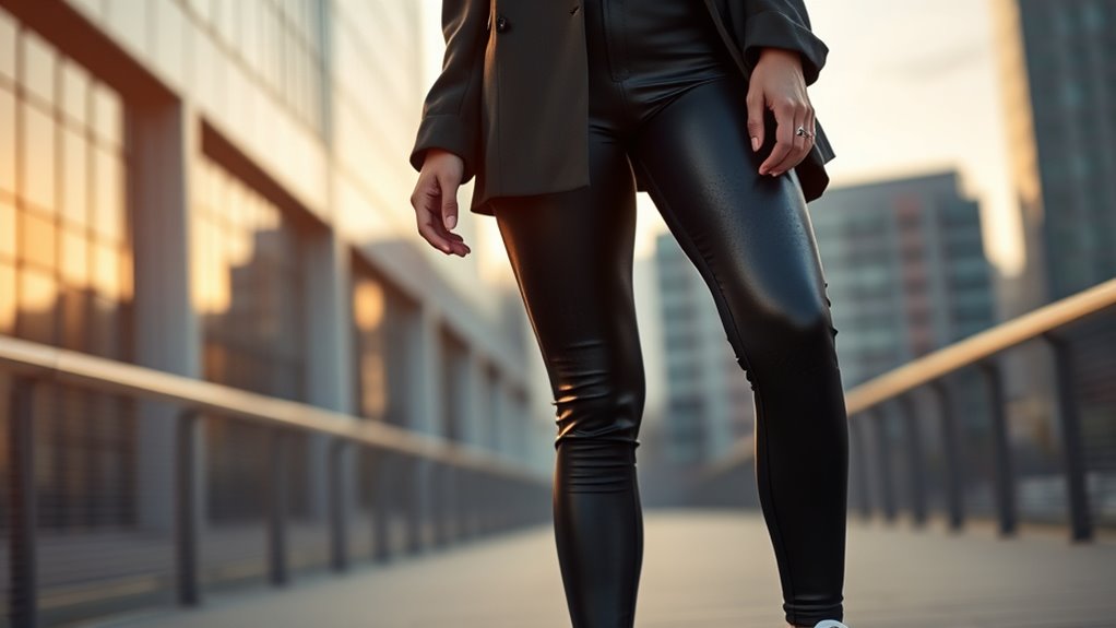 luxury leggings blending comfort