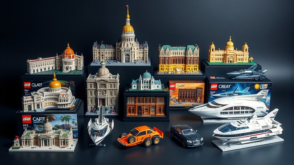 luxury lego set collection
